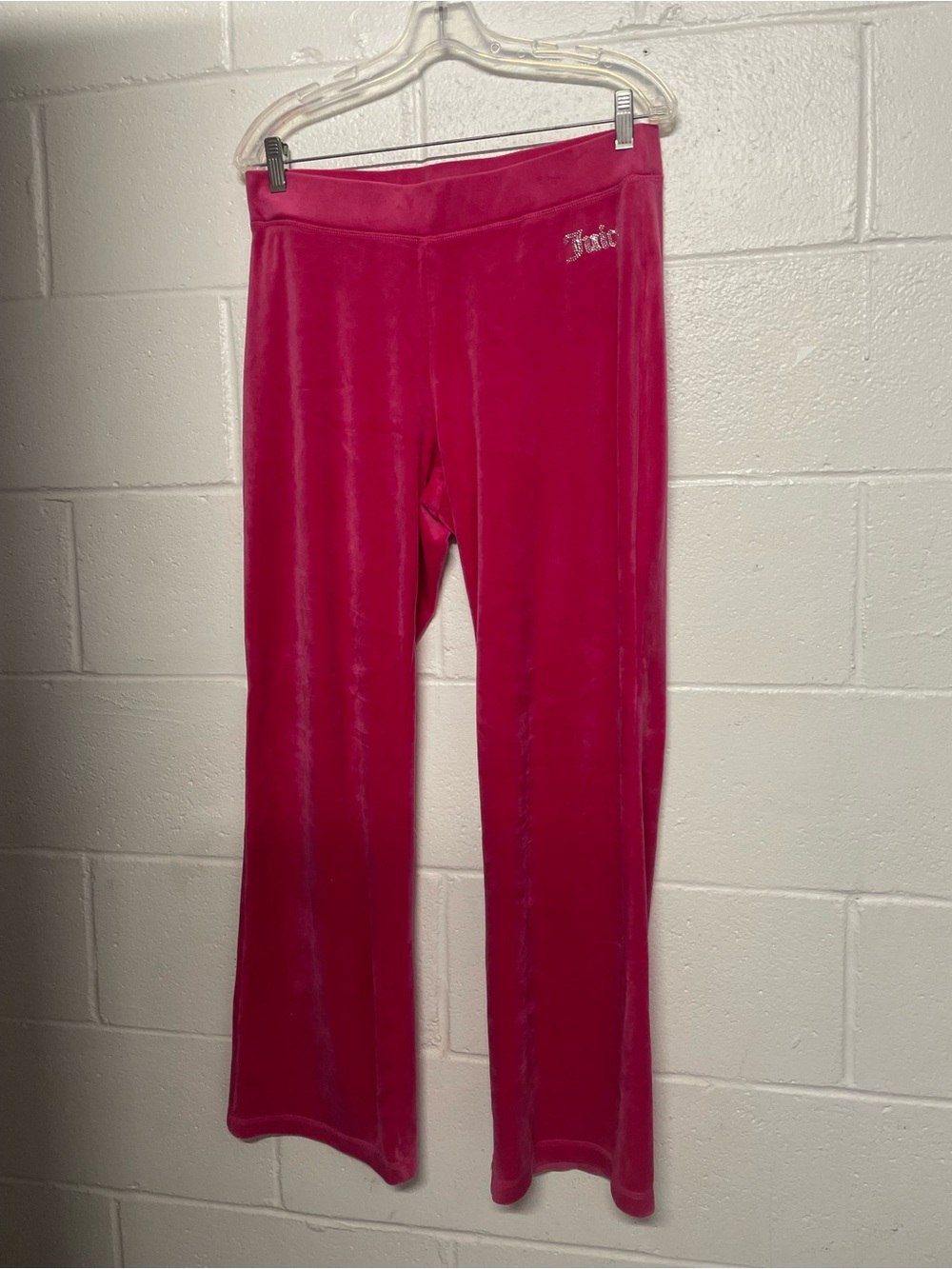 Juicy Couture Fuchsia Velour Joggers